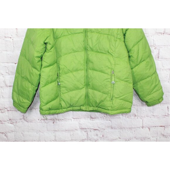 LL Bean Green Goose Down Puffer Jacket Quilted Heavyweight Size XL - Picture 3 of 10